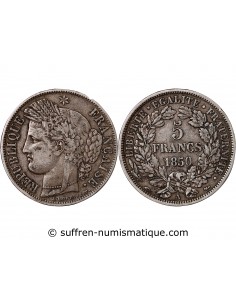 5 francs Argent 1850 A Paris