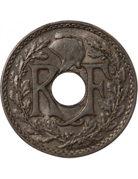 25 centimes Nickel 1915 A Paris