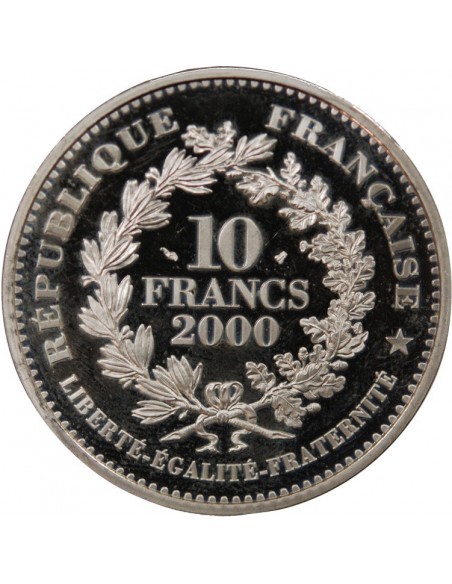 MARIANNE CHAPLAIN - 10 FRANCS ARGENT BE 2000