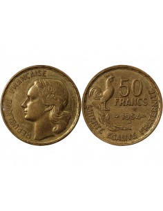 50 francs Bronze-Alu 1954 B Beaumont - Le Roger 2
