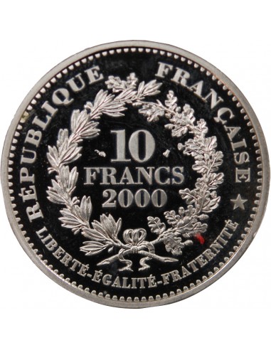 MARIANNE DE LAGRIFFOUL - 10 FRANCS ARGENT BE 2000