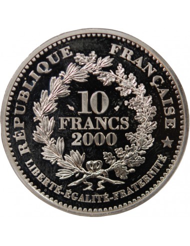 MARIANNE DUPRE - 10 FRANCS ARGENT BE 2000