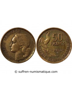 50 francs Bronze-Alu 1954 B Beaumont - Le Roger