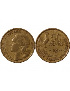 50 francs Bronze-Alu 1954 B Beaumont - Le Roger 2