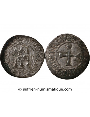 François II de Bretagne 1 blanc Billon 1458-1488 T Nantes