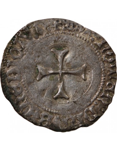 DUCHÉ DE BRETAGNE, FRANCOIS II - BLANC A LA TARGE 1458 / 1488 RENNES