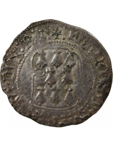 DUCHÉ DE BRETAGNE, FRANCOIS II - BLANC A LA TARGE 1458 / 1488 RENNES