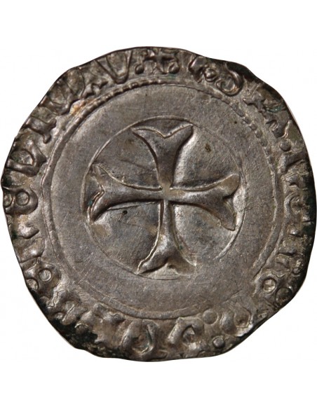 Duché de Bretagne François II de Bretagne A la Targe 1 blanc Billon 1458-1488 9 Rennes