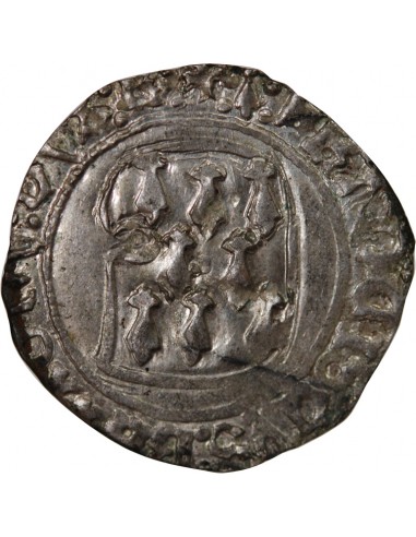 Duché de Bretagne François II de Bretagne A la Targe 1 blanc Billon 1458-1488 9 Rennes