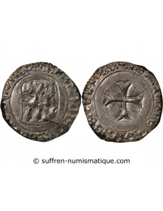 Duché de Bretagne François II de Bretagne A la Targe 1 blanc Billon 1458-1488 9 Rennes