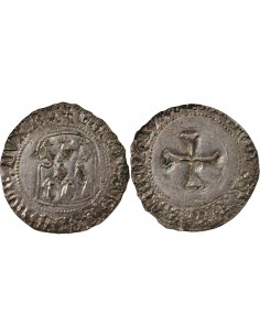 DUCHÉ DE BRETAGNE, FRANCOIS II - BLANC A LA TARGE 1458 / 1488 RENNES 2