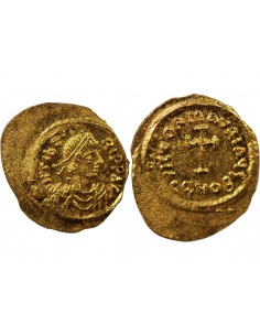 MAURICE TIBERE - TREMISSIS OR 582 / 602 CONSTANTINOPLE﻿ 2