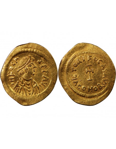 Empire Byzantin Phocas 1 tremissis Or 607-609 Constantinople