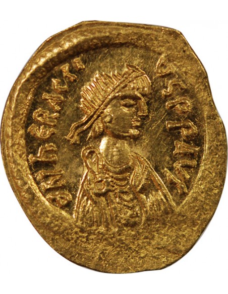 HERACLIUS  - TREMISSIS OR 610 / 613 CONSTANTINOPLE