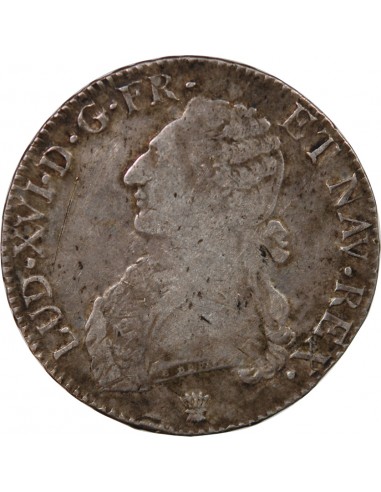 lOUIS XVI - ÉCU ARGENT AUX RAMEAUX D'OLIVIER 1779 I LIMOGES