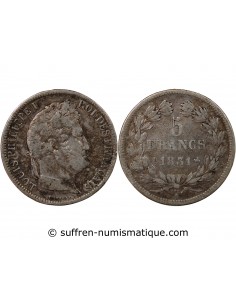 Louis-Philippe Ier 5 Francs Argent 1831 B Rouen