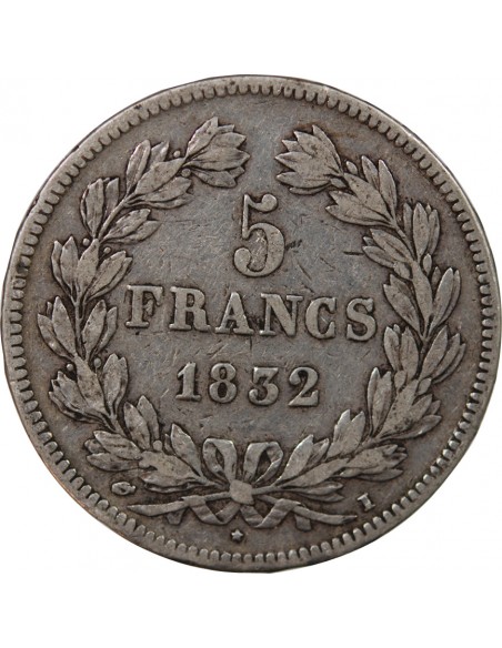 Louis-Philippe Ier 5 francs Argent 1832 I Limoges