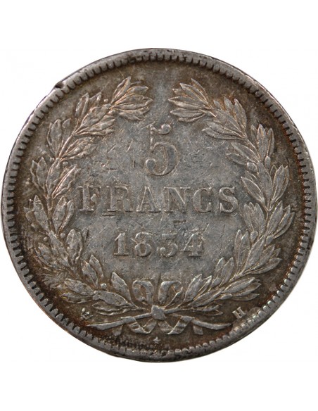 Louis-Philippe Ier 5 francs Argent 1834 H La Rochelle