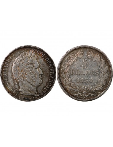 Louis-Philippe Ier 5 francs Argent 1834 H La Rochelle