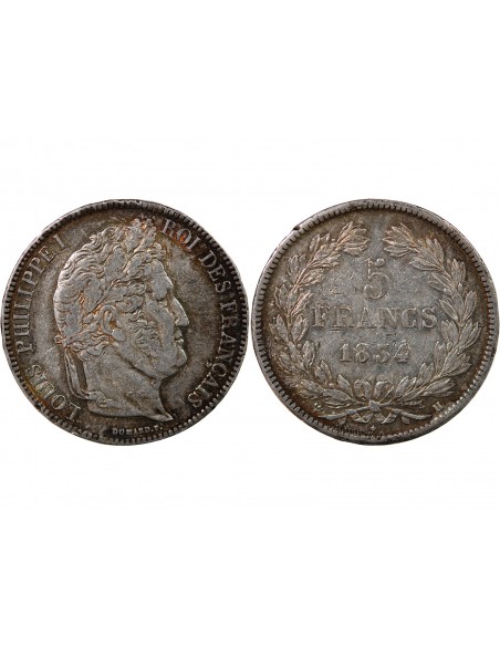 Louis-Philippe Ier 5 francs Argent 1834 H La Rochelle