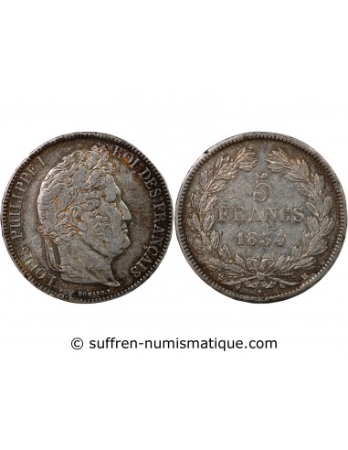 Louis-Philippe Ier 5 francs Argent 1834 H La Rochelle
