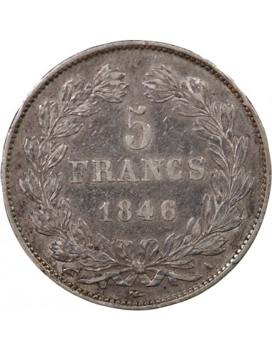 Louis-Philippe Ier 5 francs Argent 1846 A Paris