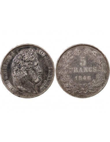 Louis-Philippe Ier 5 francs Argent 1846 A Paris