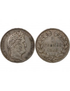 Louis-Philippe Ier 5 Francs Argent 1846 A Paris 2