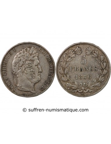 Louis-Philippe Ier 5 francs Argent 1846 A Paris