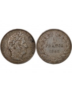 Louis-Philippe Ier 5 Francs Argent 1845 A Paris 2