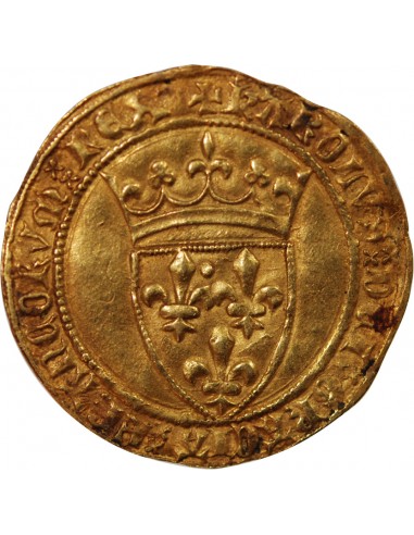 Charles VI 1 ecu d'or Or 1394-1411 Tournai