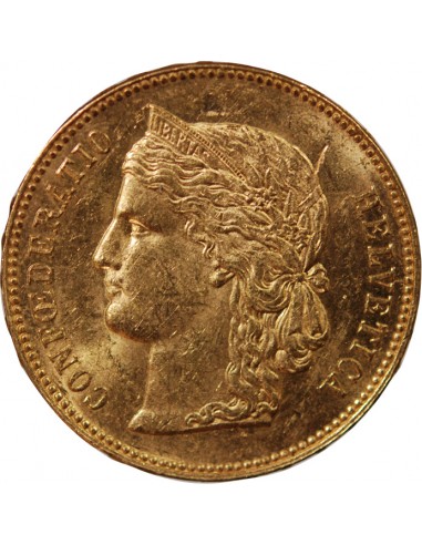 Suisse 20 Francs Or 1896 Berne