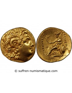 ROYAUME DE THRACE, LYSIMAQUE - STATERE OR 323 / 281 AV JC