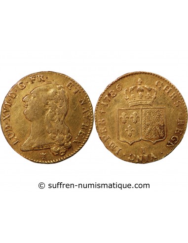 LOUIS XVI - DOUBLE LOUIS D'OR 1786 I LIMOGES