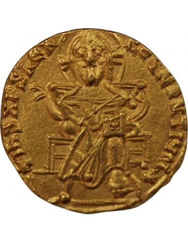 BASILE I, CONSTANTIN  - SOLIDUS OR 868 / 879 CONSTANTINOPLE