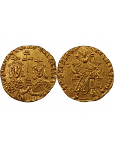 BASILE I, CONSTANTIN  - SOLIDUS OR 868 / 879 CONSTANTINOPLE 2