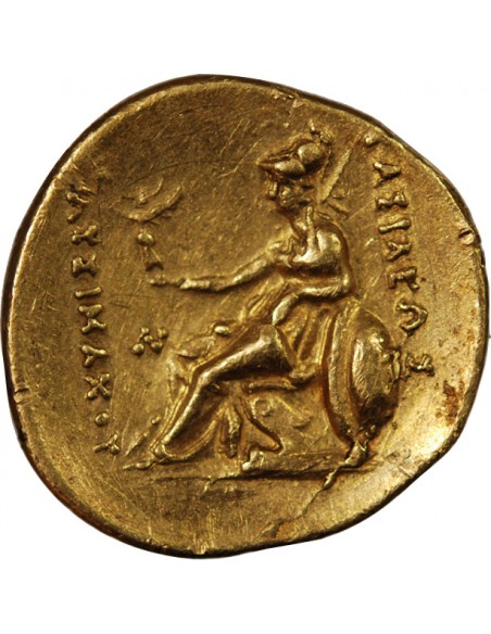 ROYAUME DE THRACE, LYSIMAQUE - STATERE OR 323 / 281 AV JC