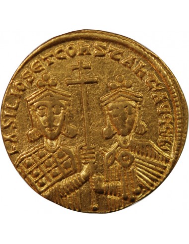 Empire Byzantin Basile Ier 1 solidus Or 868-879 Constantinople