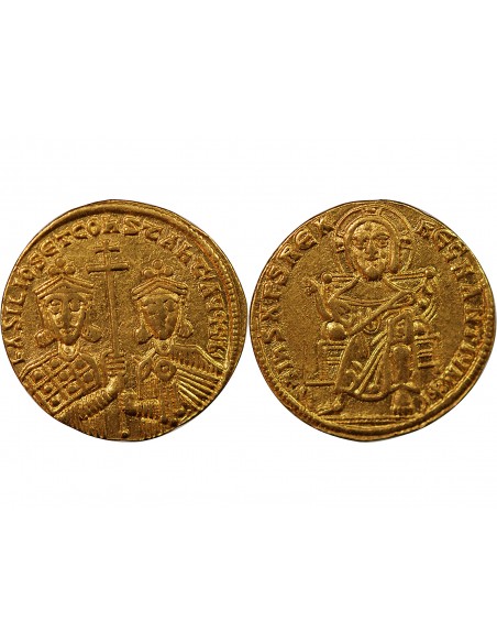Empire Byzantin Basile Ier 1 solidus Or 868-879 Constantinople