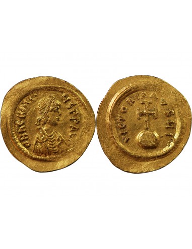 Empire Byzantin Héraclius 1 semissis Or 610-613 Constantinople