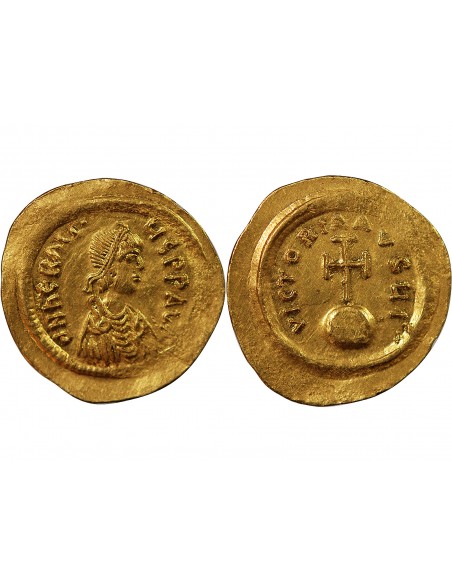 Empire Byzantin Héraclius 1 semissis Or 610-613 Constantinople
