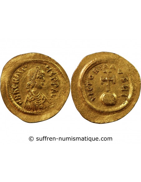 Empire Byzantin Héraclius 1 semissis Or 610-613 Constantinople