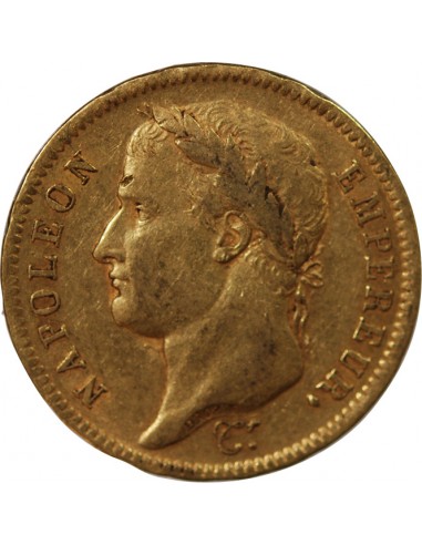 NAPOLÉON Ier - 40 FRANCS OR, TETE LAUREE - 1811 A PARIS