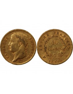 NAPOLÉON Ier - 40 FRANCS OR, TETE LAUREE - 1811 A PARIS 2