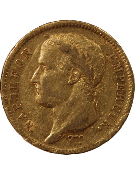 Napoléon Ier, Empereur de France, Roi d'Italie 40 Francs Or 1811 A Paris