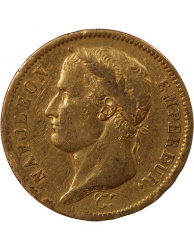 NAPOLÉON Ier - 40 FRANCS OR, TETE LAUREE - 1811 A PARIS