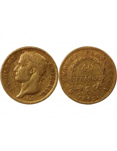 NAPOLEON Ier﻿ - 40 FRANCS OR TETE LAUREE 1812 A PARIS﻿ 2