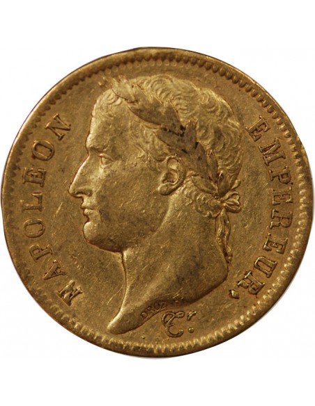 NAPOLÉON Ier - 40 FRANCS OR, TETE LAUREE - 1811 A PARIS