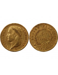 NAPOLÉON Ier - 40 FRANCS OR, TETE LAUREE - 1811 A PARIS 2