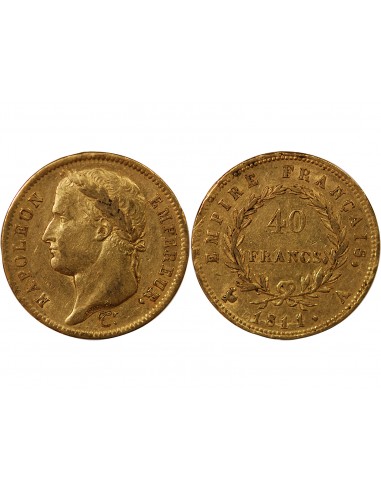NAPOLÉON Ier - 40 FRANCS OR, TETE LAUREE - 1811 A PARIS